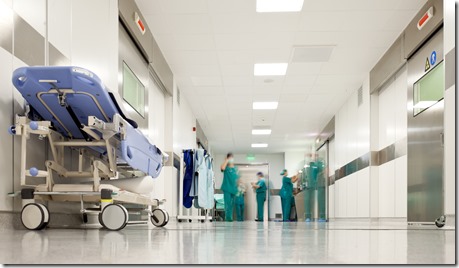 Hospital surgery corridor