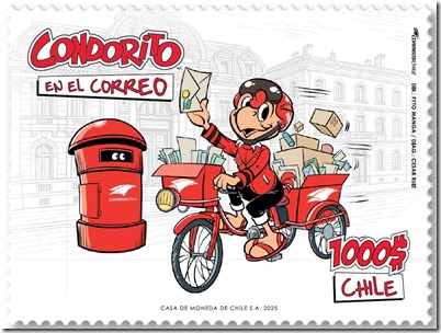 foto Sello Condorito en el Correo