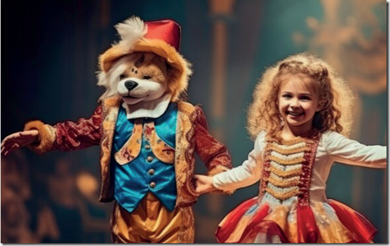 Circo niños chica