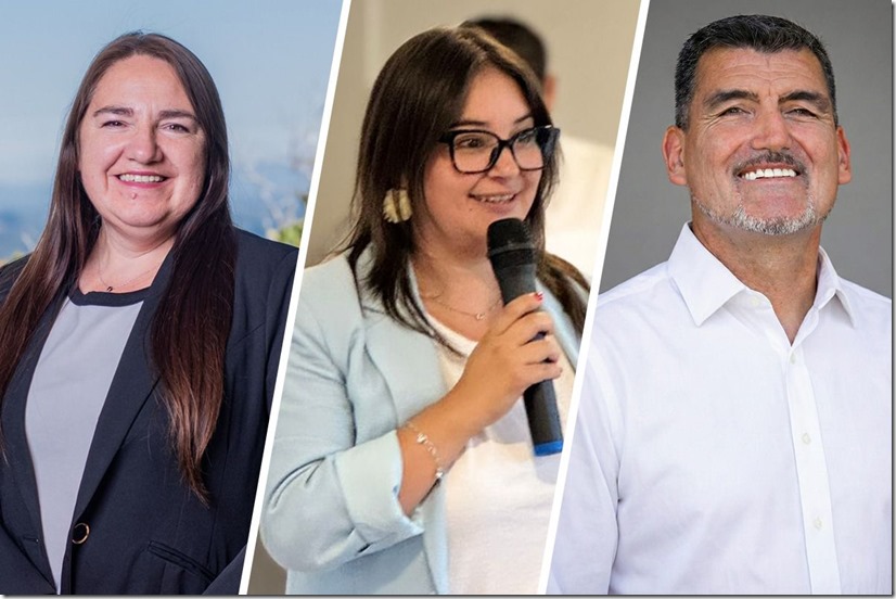 Diputada Flor Contreras, Tamara Ram&iacute;rez y Patricio Briones